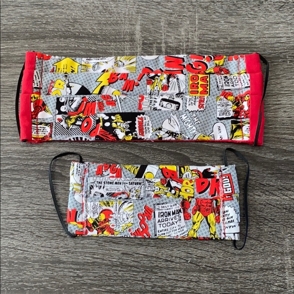 Father/son iron man Thor face mask package.